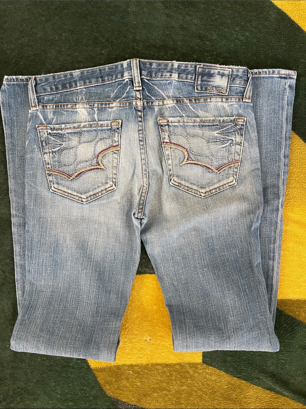 Big Star Light Blue Flare Jeans for Women xl length - Picture 2 of 6